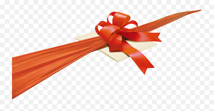 Gift Ribbon Knot Rope - Gift Wrap Tie Creative Space Left Orange Png,Rope Knot Png