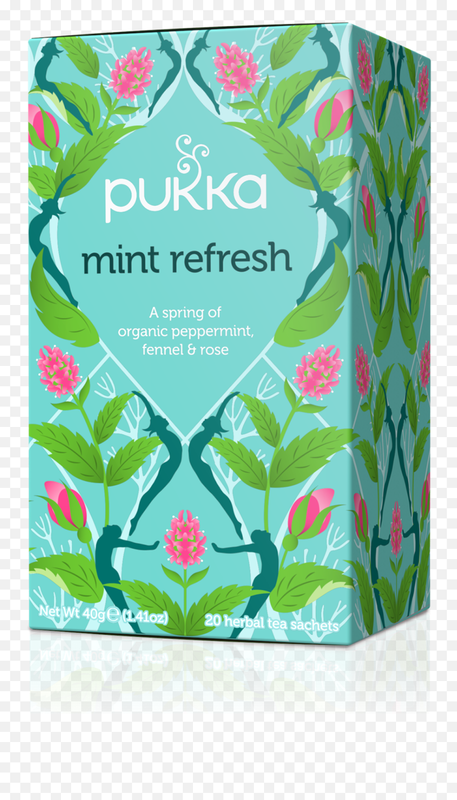 Mint Refresh Tea Pukka Herbs - Pukka Mint Refresh Png,Mint Transparent