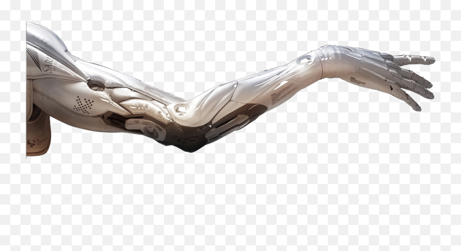 Download Hd Deus Ex Style Bionic Arm Transparent Png Image - Human Robot Arm Png,Arms Png