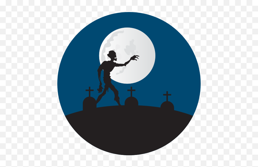 Grave Yard Graves Halloween Zombie Icon - Halloween Zombie Icon Png,Graves Png