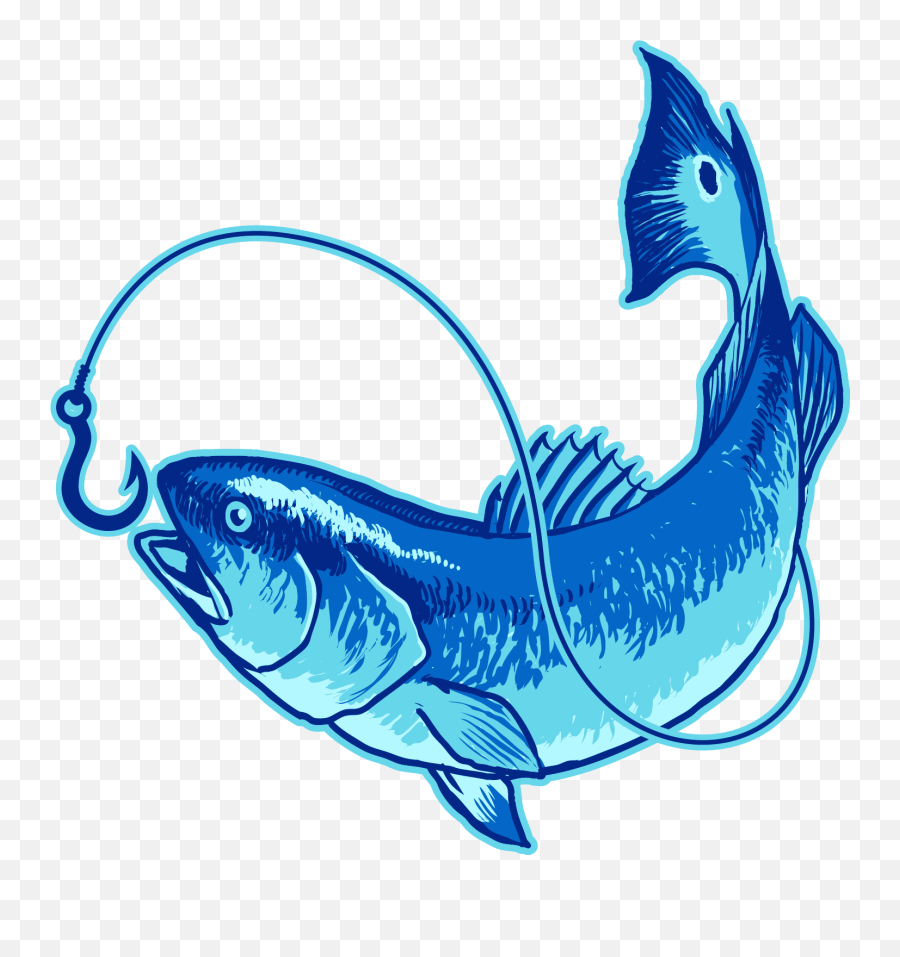 Fish Hooked - Red Drum Fish Art Png,Fish Hook Png