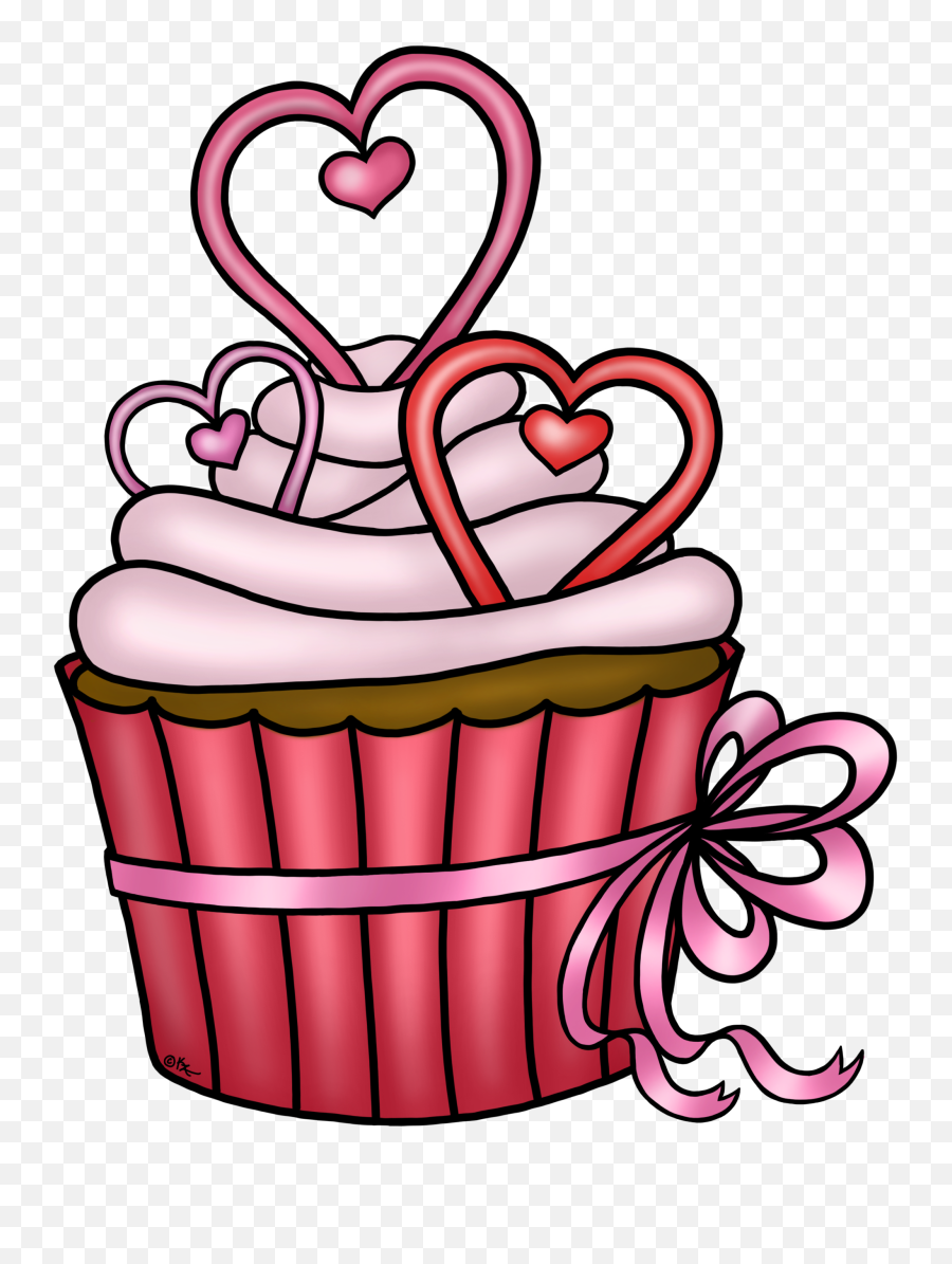 Library Of Heart Cake Clip Download Png Files Clipart - Heart Birthday Cake Clipart,Cupcake Png