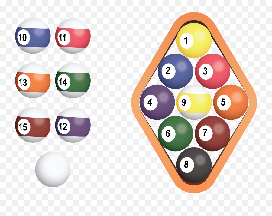 Picture - 9 Ball Pool Layout Png,8 Ball Png