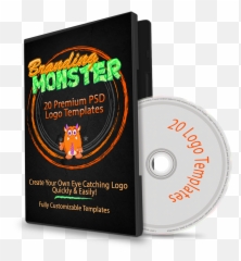 Monster 20 Premium Psd Logo Templates - Cd png