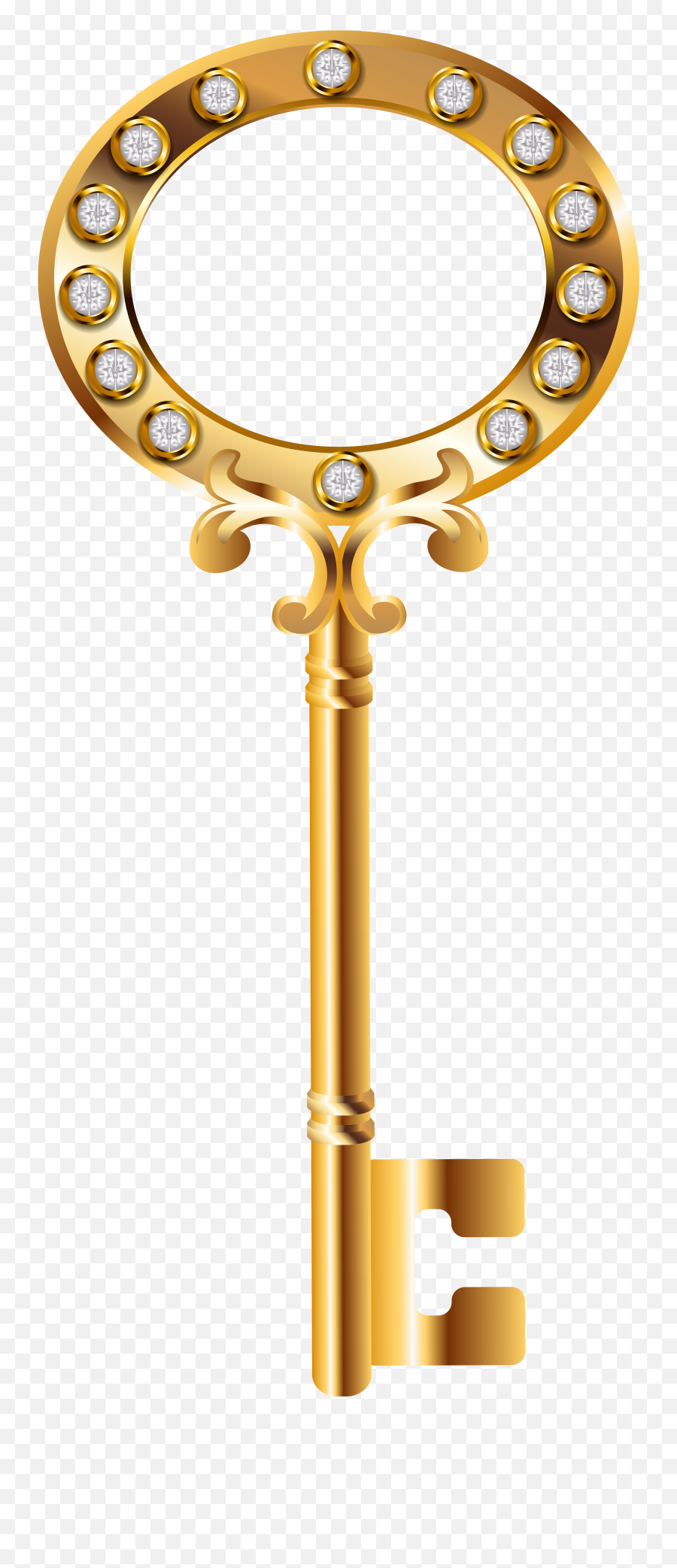 Gold Crown Keys Transparent Png - Transparent Golden Key Png,Keys Png