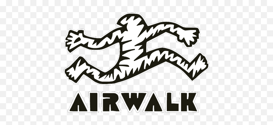 Airwalk Sticker White - Decals By Rabeeeto Community Airwalk Logo Png,Sombra Skull Png