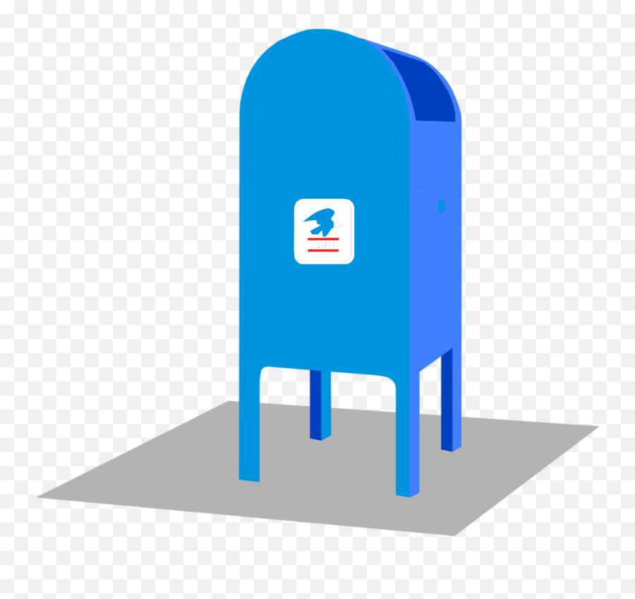 Download Mailbox Mail Blue Home Day 465553 - Png Post Office No Background,Mailbox Png