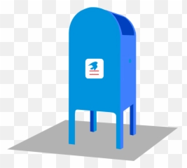 Download Mailbox Mail Blue Home Day 465553 - Png Post Office No Background,Mailbox Png