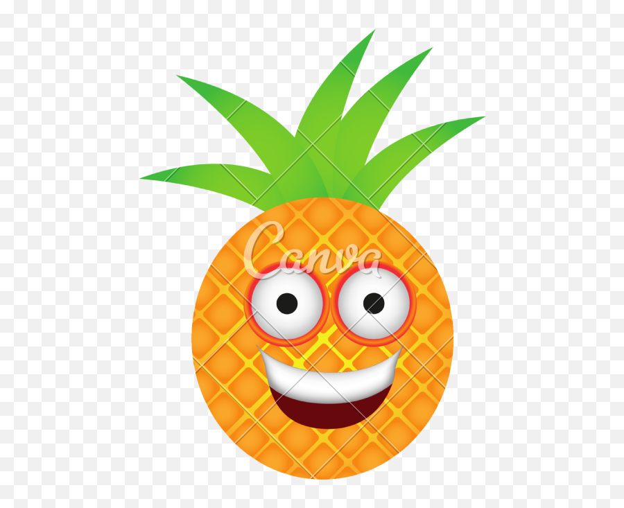 Download Hd 800 X 2 - Cartoon Pineapple With Face Cartoon Pineapple With Face Png,Pineapple Cartoon Png