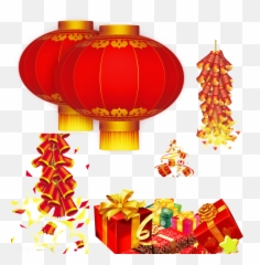Chinese Lantern Png Transparent - Chinese New Year Decoration Transparent,Lantern Transparent