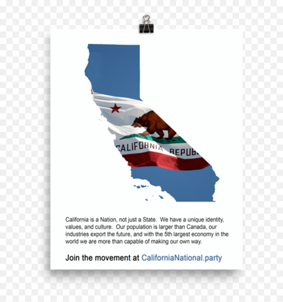 Cnp California Map And Flag Glossy - California State Flag Png,California Flag Png