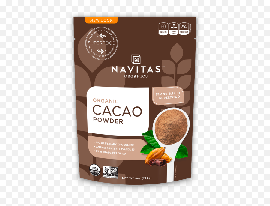 Cacao Powder - Wildfyr Navitas Organic Cacao Powder Png,Cacao Png