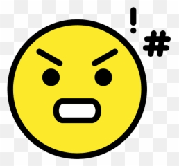 Symbols - Serious Face Emoji png