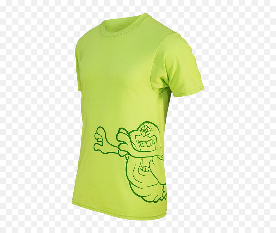 Ghostbusters Slimer Running Shirt Menu0027s - Active Shirt Png,Slimer Png