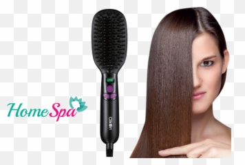 Download Clikon Hair Straightener Brush - Girl png