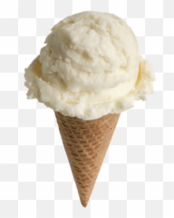 Icecream Cone Png - Ice Cream Transparent Gif,Vanilla Ice Cream Png