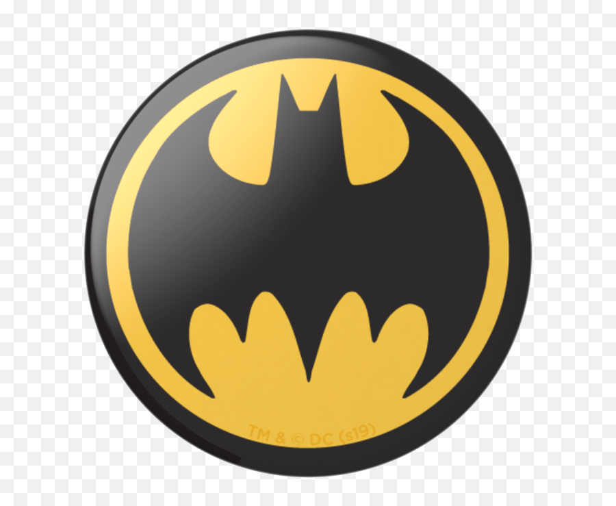 Popsocket - Dc Comics Batman Bat Logo In Glossy Print Logo Batman 3d Png,Pictures Of Batman Logo
