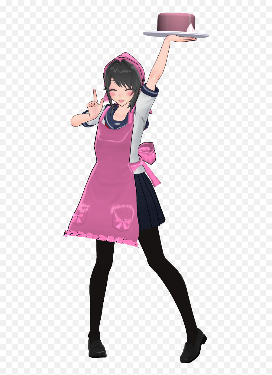 Yandere Simulator Yuno Gasai Cooking Senpai And Khai - Yandere Chan Cooking Club Png,Yuno Gasai Png