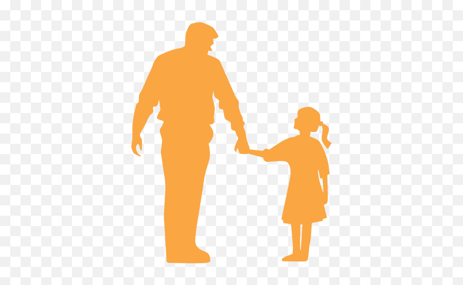 Transparent Png Svg Vector File - Father And Daughter Holding Hands,Father Png