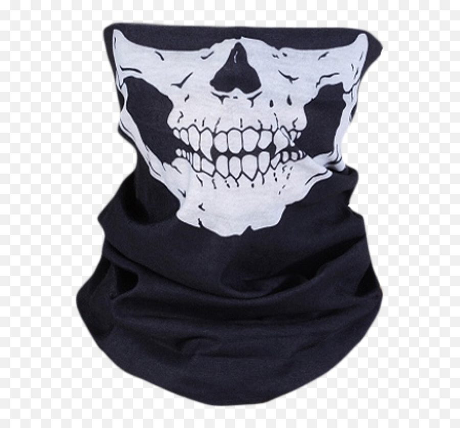 Skeleton Mask Sticker Cool - Skull Mask Transparent Background Png,Skull Face Png