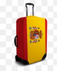 Spain Flag - Luggage CoverSuitcase png