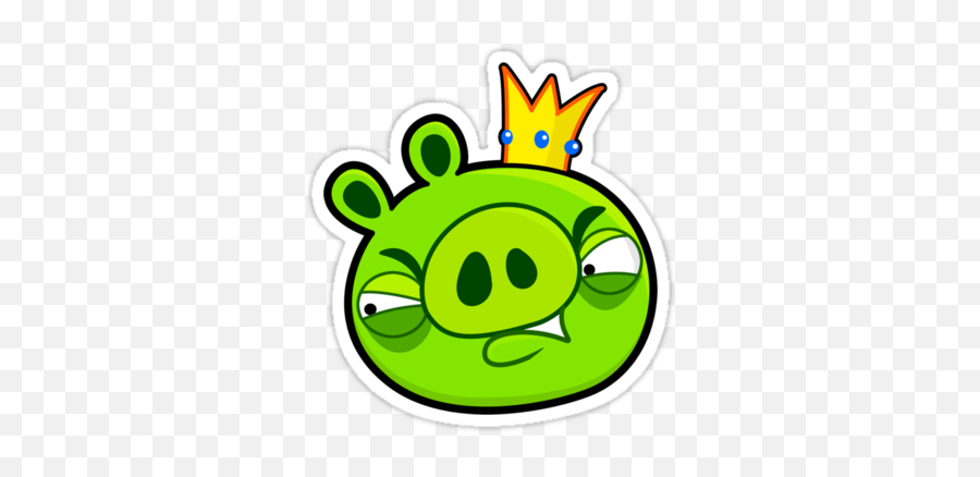 The Pigs Will Take Center Slingshot In Next Angry Birds - Angry Birds Angry King Pig Png,Angry Birds Png