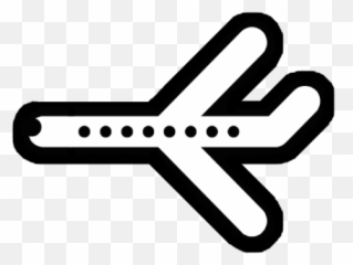 Clipart Car Outline Transparent Free - Plane Art png