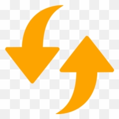 Orange Refresh Icon - Png