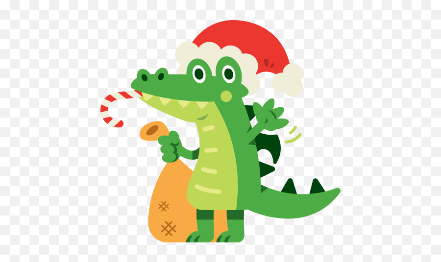 Download Cute Santa Dragon - Cartoon Png,Cute Dragon Png