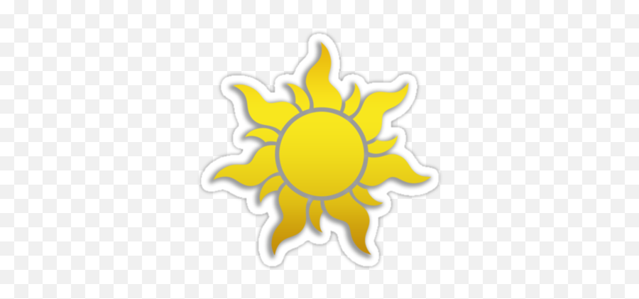 Tangled Kingdom Sun Emblem 2 - Tangled Kingdom Sun Symbol Png,Tangled Sun Png