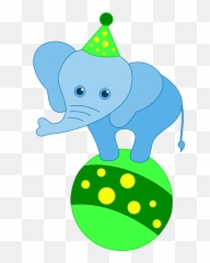 Circus Animal Clown Entertainment - Free Image On Pixabay Animal Entertainment Png,Circus Elephant Png