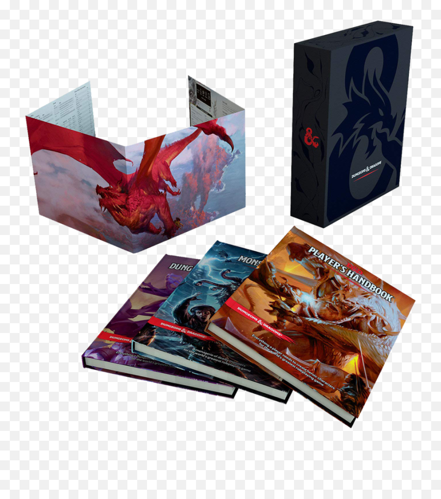 Dungeons And Dragons Core Rulebooks Gift Set 5th Edition U2014 3rd Universe Png Rules Icon