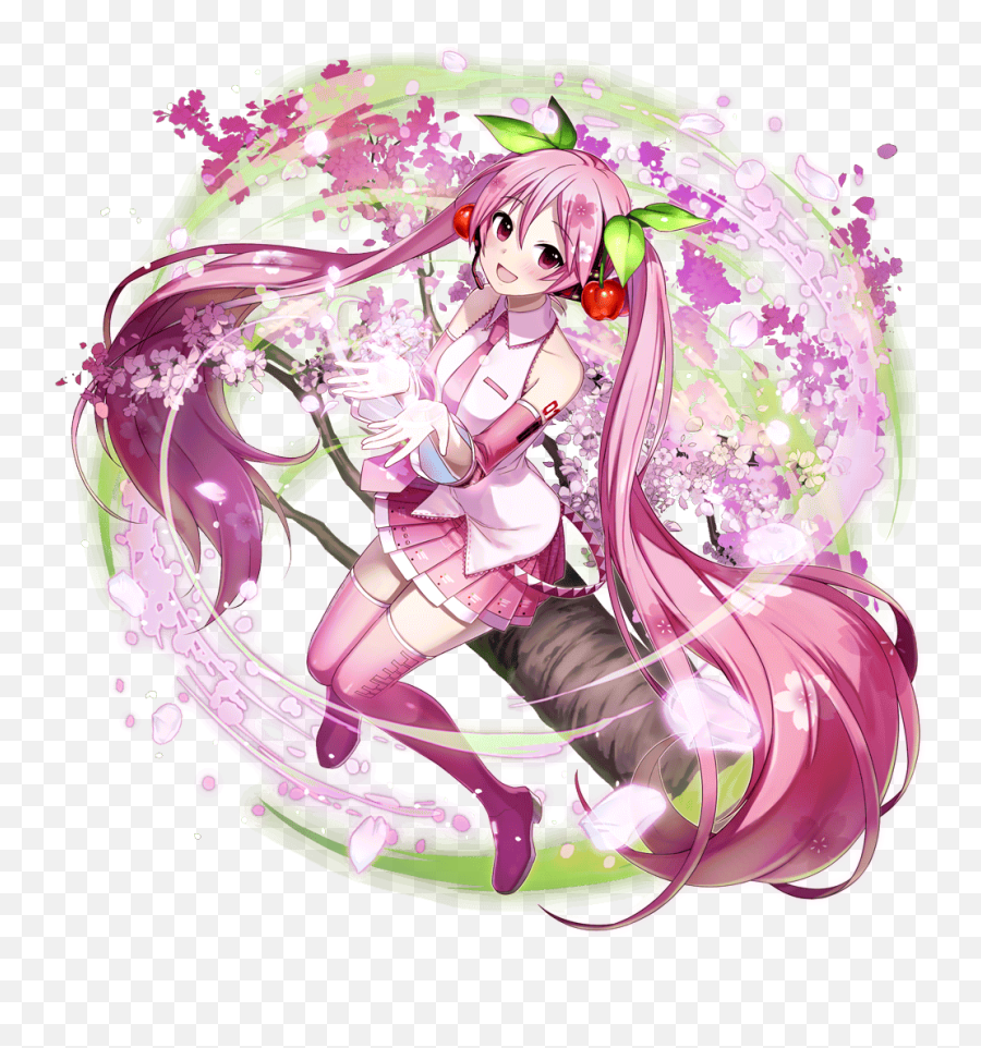 Sakura Miku Awk - Grand Summoners Wiki Fictional Character Png,Women's Face Summoners Icon