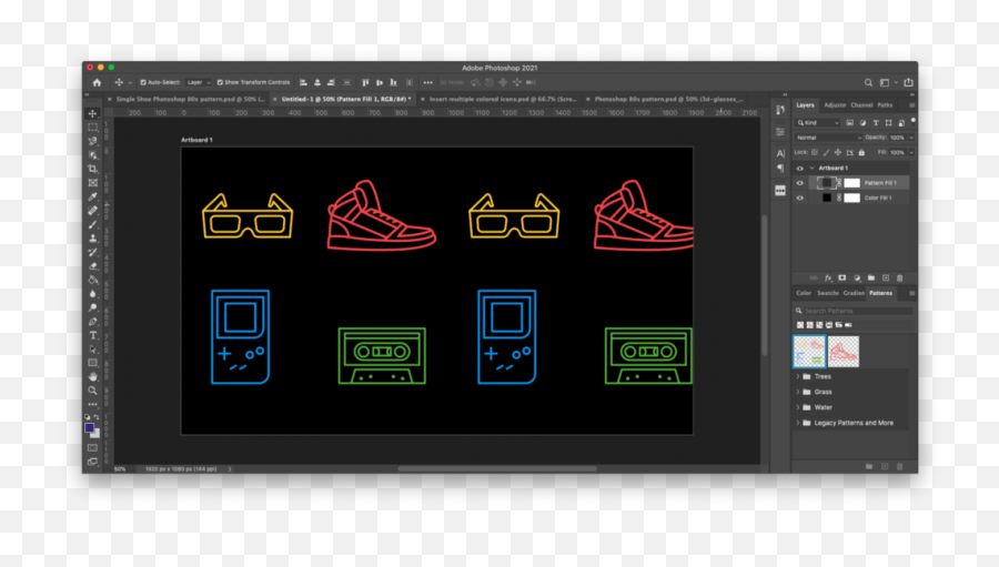 How To Make A Pattern In Photoshop With Icons Laptrinhx News - Vertical Png,Select Box Icon