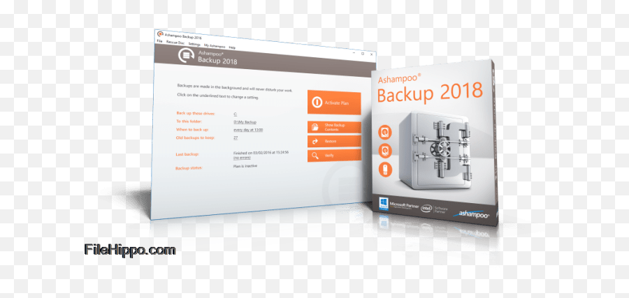 Download Ashampoo Backup 2018 111000 For Windows - Vertical Png,Winoptimizer Icon