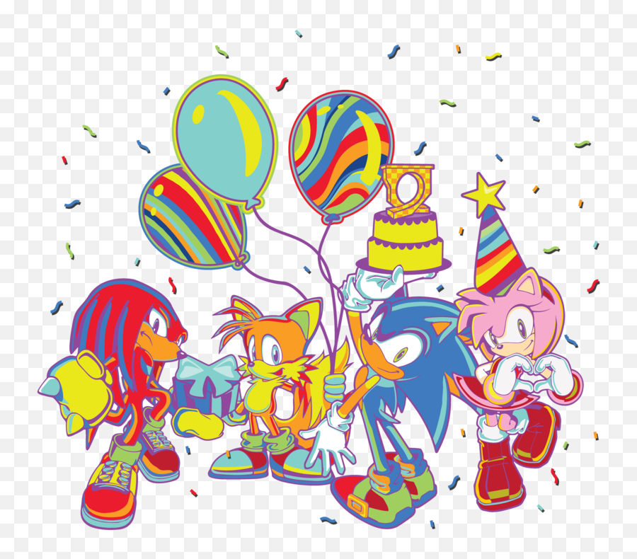 Sonic Character Art U2014 Design Of Today - Balloon Png,Broadcity Folder Icon