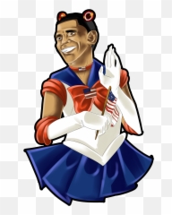Michelle Obama Clipart - Sailor Moon Transparent png