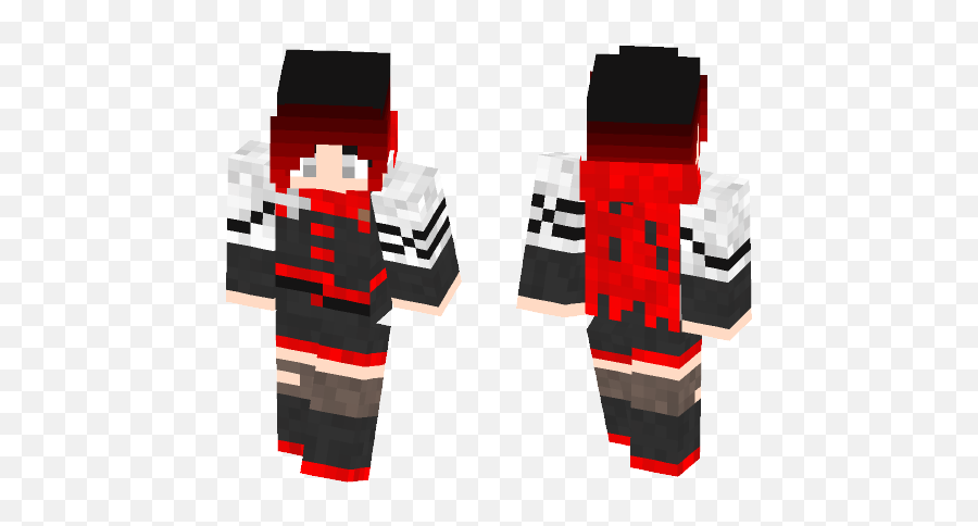 Download Rwby Ruby Rose Volume 4 Minecraft Skin For Free - Rubix Cube Minecraft Skin Png,Rwby Png