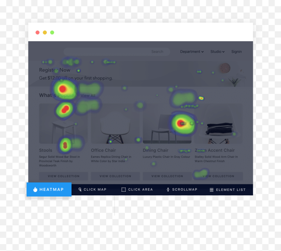 Analyze Visitor Behavior With Heatmaps - Heatmap Vwo Png,Heat Map Icon