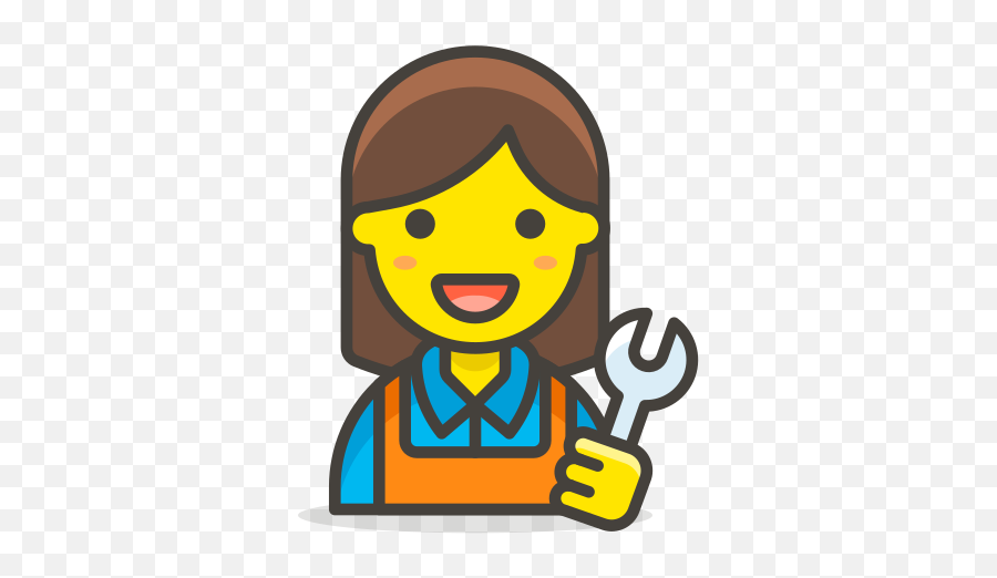 Mechanic Woman Icon - Free Download On Iconfinder Girl Emoji Tipping Hand Png,Woman Icon Free