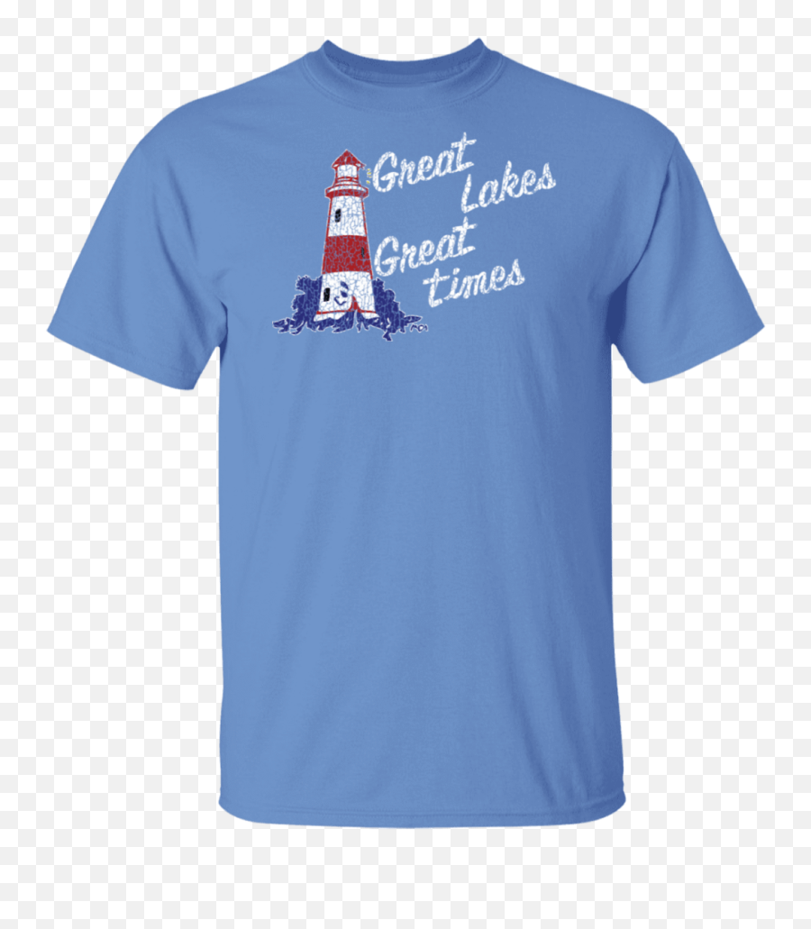 Down With Detroit - Vintage Great Lakes Great Time Lighthouse Gildan 53 Oz Tshirt Carolina Blue Xl Walmartcom Feel The Bern Png,Spreadshirt Icon