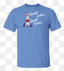 Down With Detroit - Vintage Great Lakes Time Lighthouse Gildan 53 oz TShirt Carolina Blue XL Walmartcom Feel The Bern png