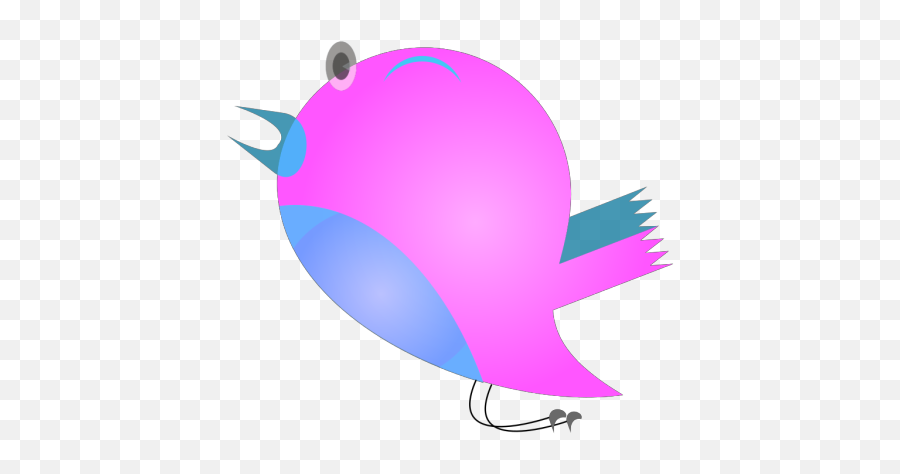 Pink Blue Bird Png Svg Clip Art For Web - Download Clip Art Fish,Blue Bird Icon