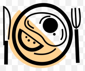 Fried Egg Breakfast - Vector Image Dot png