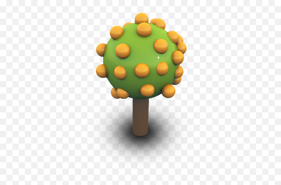 Orange Tree Icon - Tree 3d Icon Png,Orange Tree Png