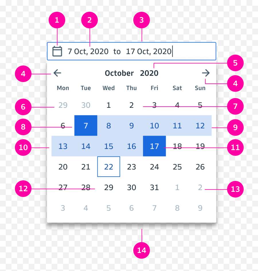 Date Picker - Goldman Sachs Design Dot Png,Android Layout Button With Icon