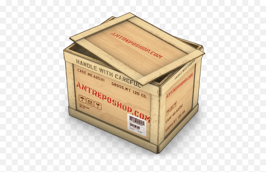 Wood 2 Icon - Cargo Boxes Icons Softiconscom Wood Box Shipping Png,Pic 2 Icon