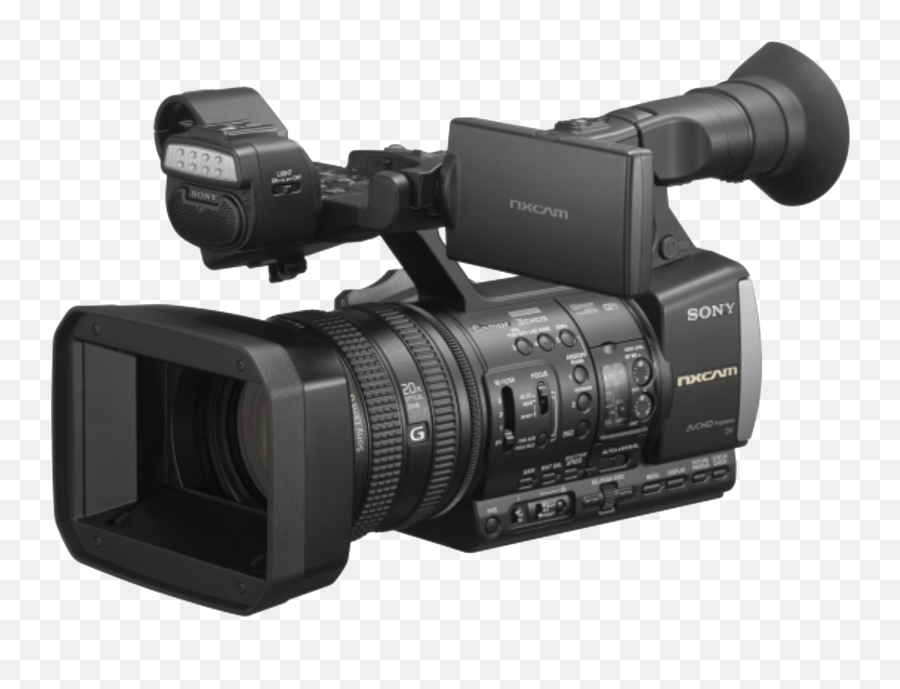 Camcorder 1080p Video Camera Point - Sony Nx5 Video Camera Png,Camcorder Png