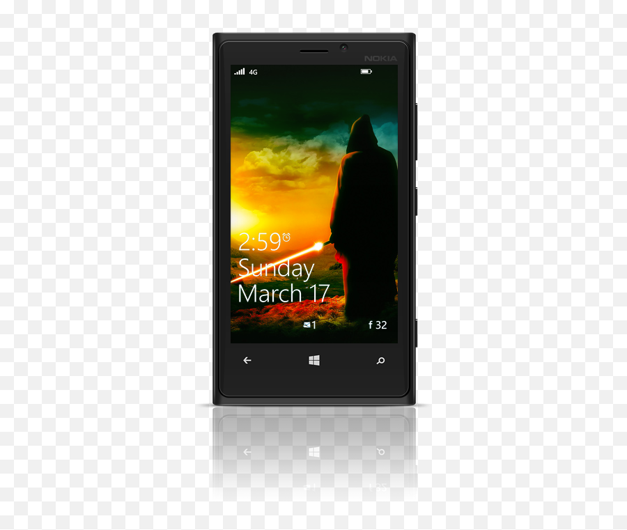 Awaiting The Jedi 002 Wallpaper For 720x1280 Mobile Devices - Fond Ecran Star Wars Smarthone Png,Nokia Lumia Icon Black