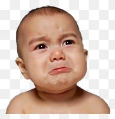 Crying Baby - Face Png